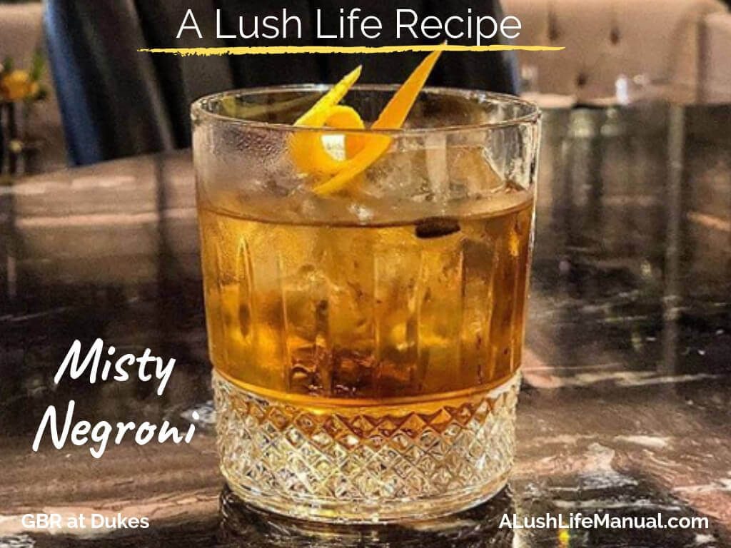 Misty Negroni, GBR at Dukes, London - cocktail recipe