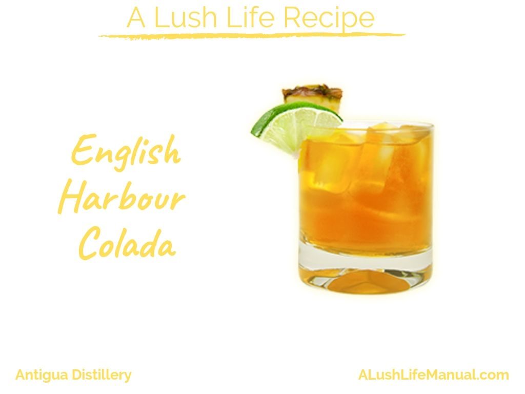 English Harbour Colada, Antigua Distillery, St. John's