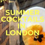 PINTEREST - Summer Cocktails in London