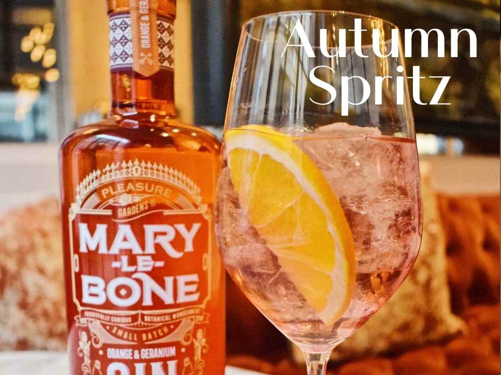 Autumn Spritz, 108 Brasserie, The Mary-Le-Bone Hotel, London