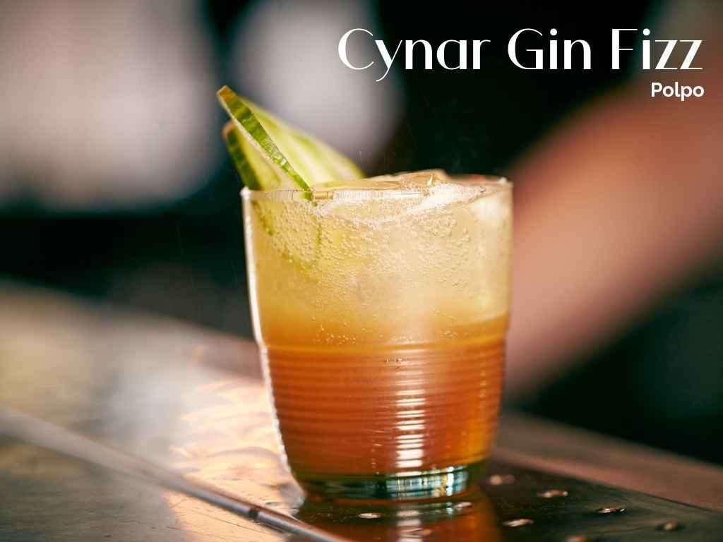 Cynar Gin Fizz, Polpo, London