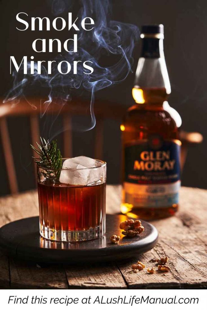 Glen Moray Peated Single Malt_ Smoke and Mirrors Cocktail Recipe