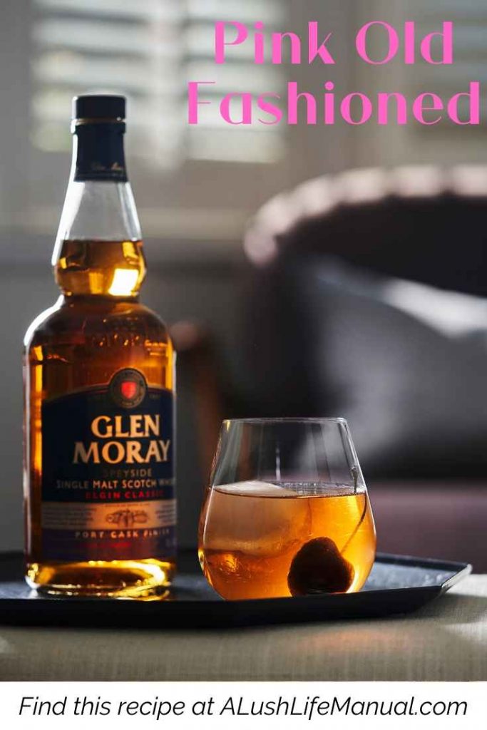 Glen Moray Port Cask Finish_ The Pink Old Fashioned Cocktail Recipe