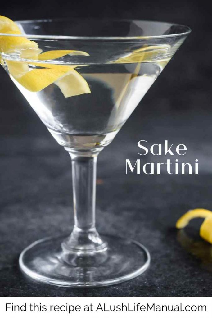 Sake Martini - Cocktail Recipe - Pinterest