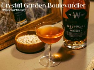 Crystal Garden Boulevardier by Will Meredith, Lyaness, Westward Whiskey