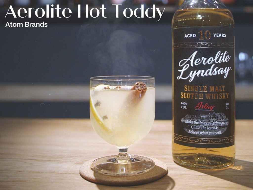 Aerolite Hot Toddy, Atom Brands, Kent - Cocktail Recipe