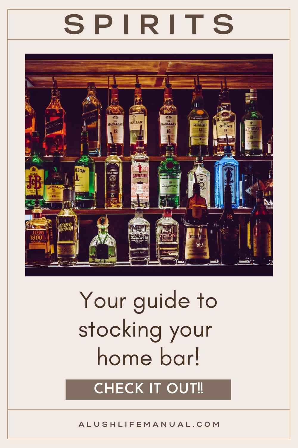 How To Stock Your Home Bar