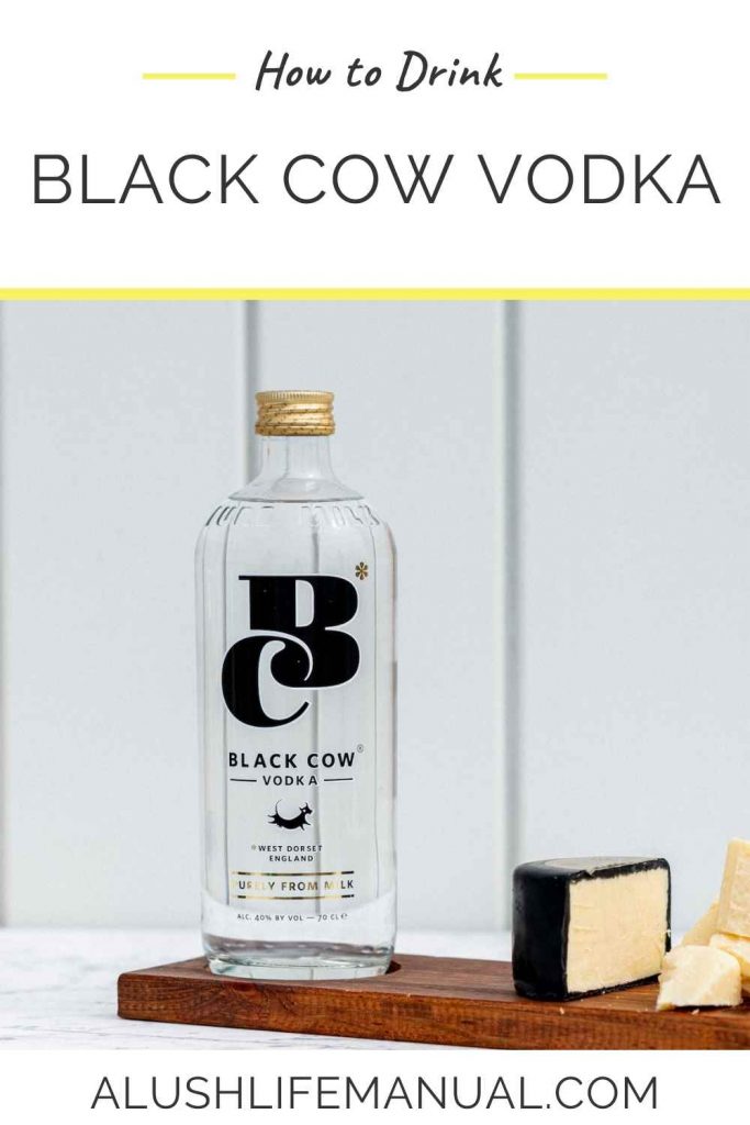 Black Cow vodka pin