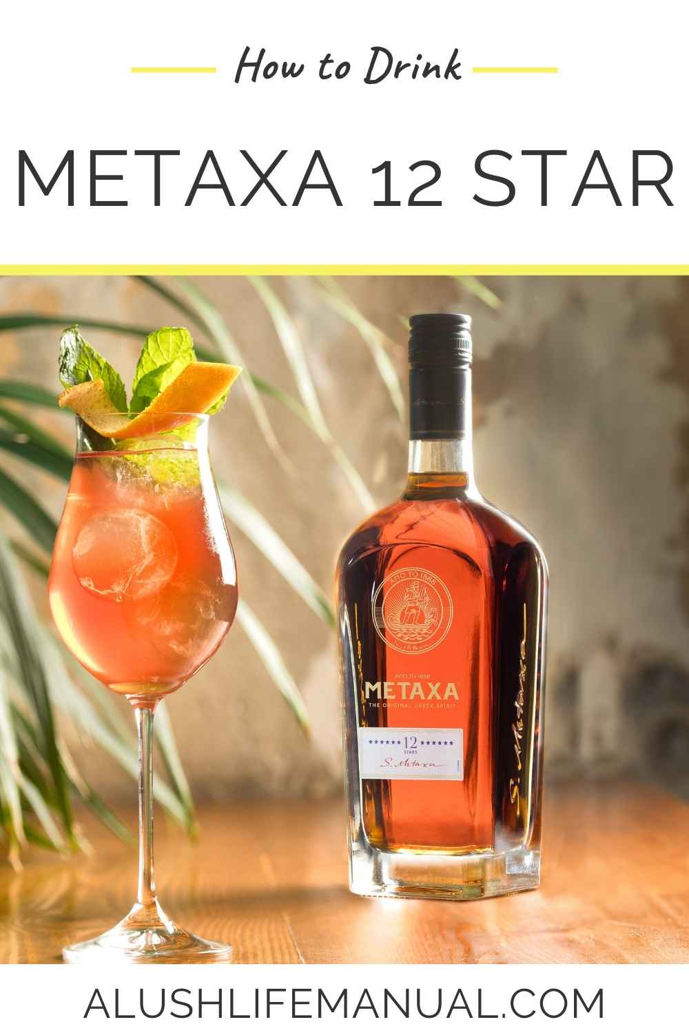 How to Drink Metaxa 12 Star A Lush Life Manual