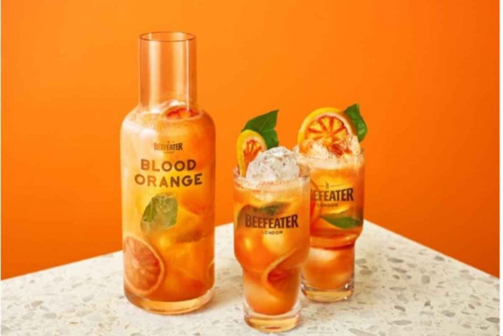 Beefeater Blood Orange Smashing Basil Punch