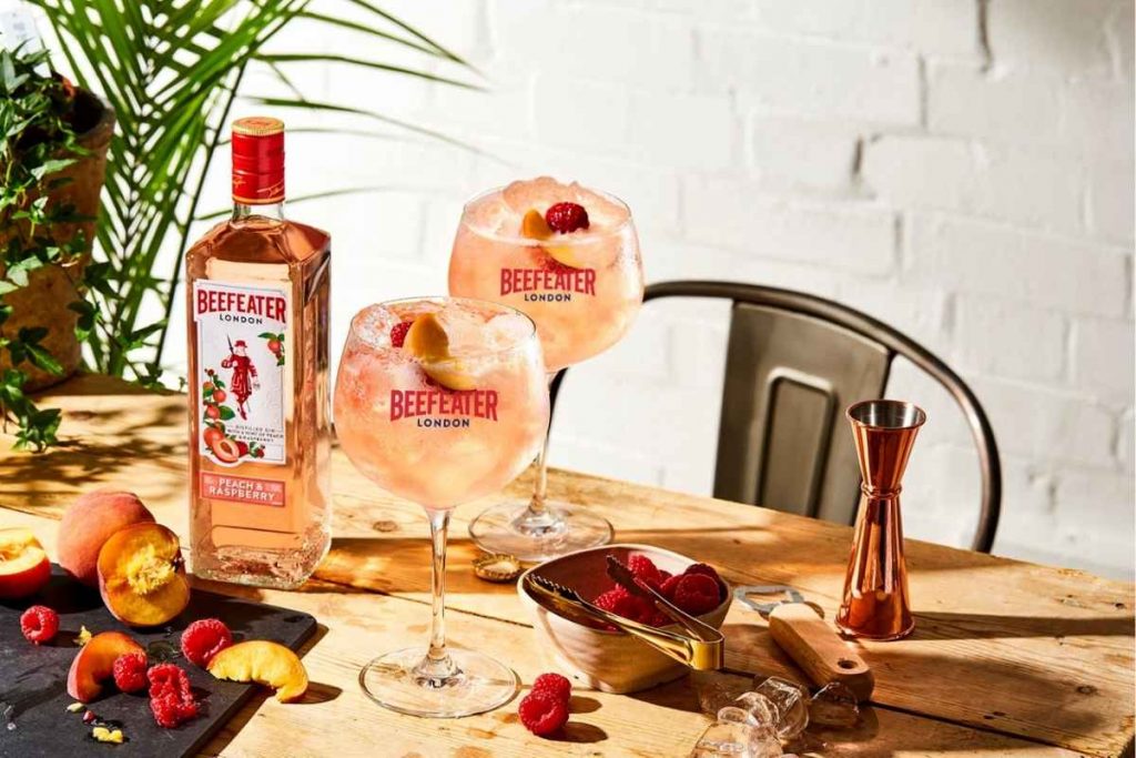 Beefeater's Peach & Raspberry Gin and Tonic