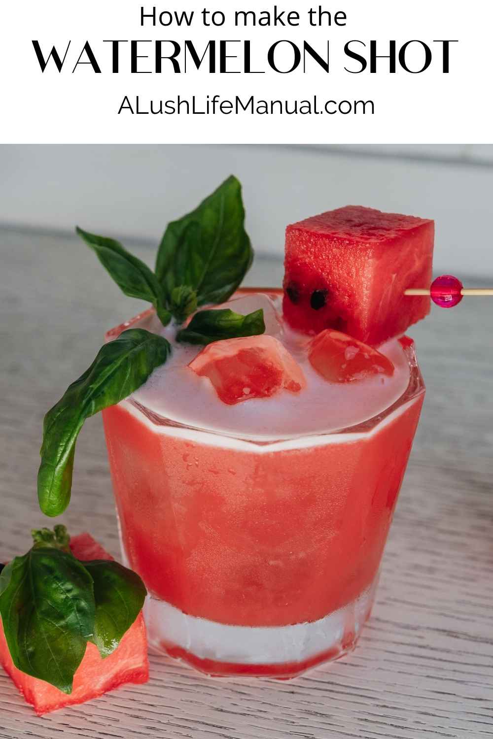 How To Make The Watermelon Shot