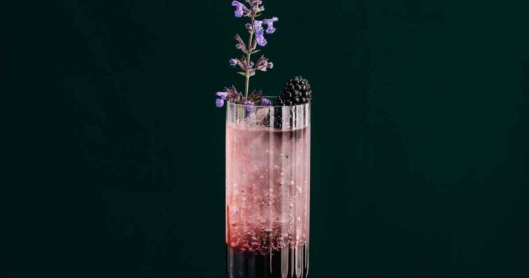 How to Make the Blackberry Sing Gin Fizz