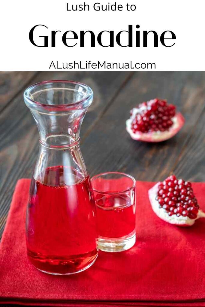 Grenadine Syrup Pin