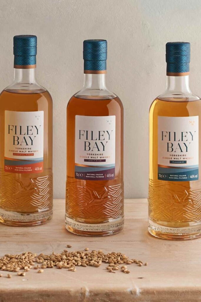 Filey Bay's three bottles