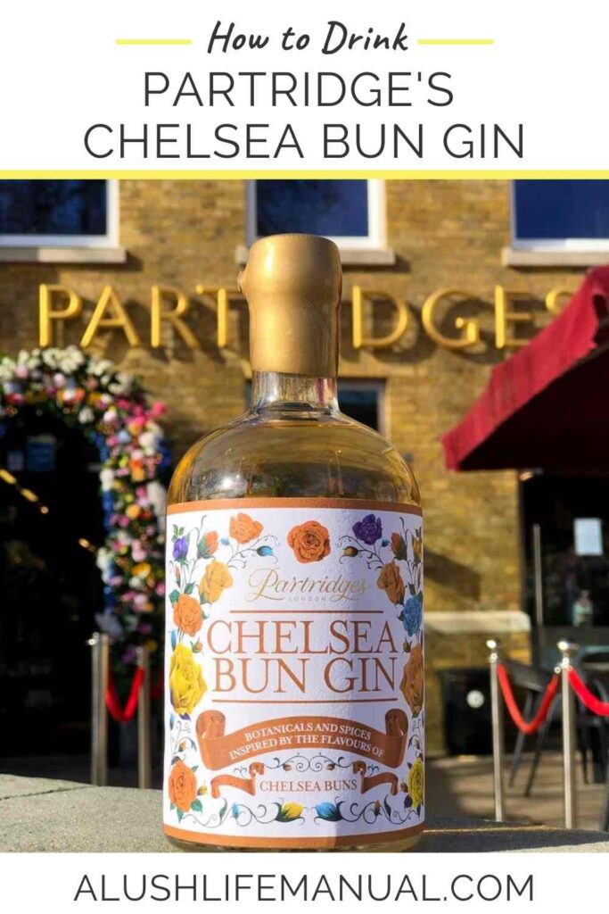 How to drink Partridge's Chelsea Bun Gin