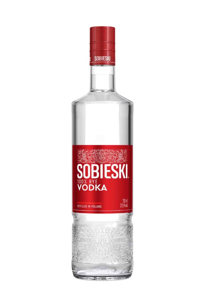 Sobieski vodka bottle