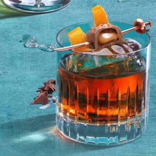 Captain Morgan Black Spiced Rum Caramel Old Fashioned