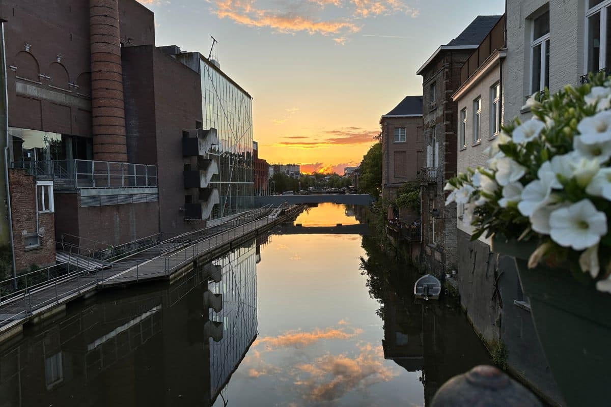 Mechelen at Sunset