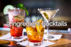 3 Ingredient Cocktails by arinahabich/depositphotos