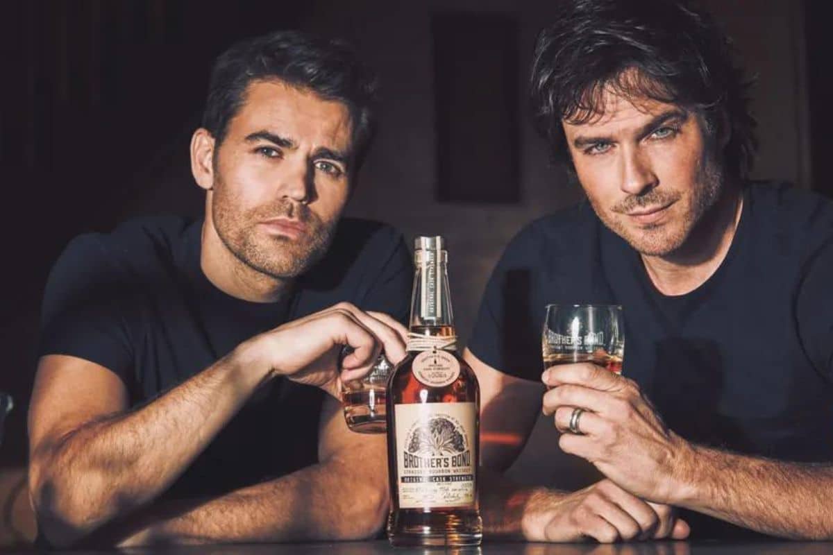 3. Paul Wesley and Ian Somerhalder - Brother’s Bond Bourbon