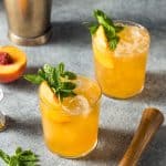 Peach Bourbon Smash