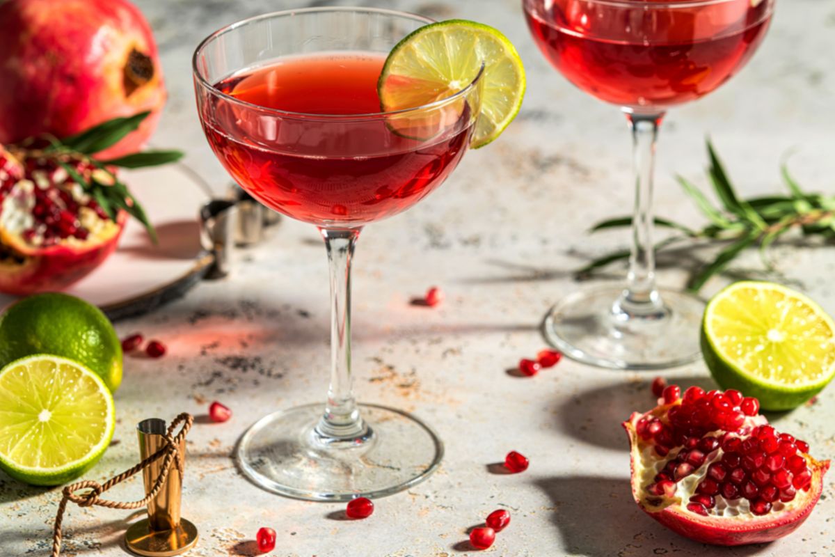 Pomegranate Rosemary Martini