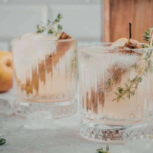 Spiced pear collins