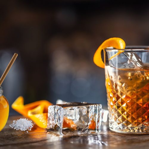salted honey old fashioned