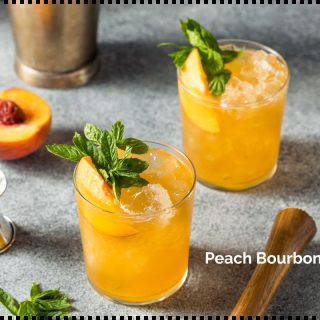 Peach Bourbon Smash