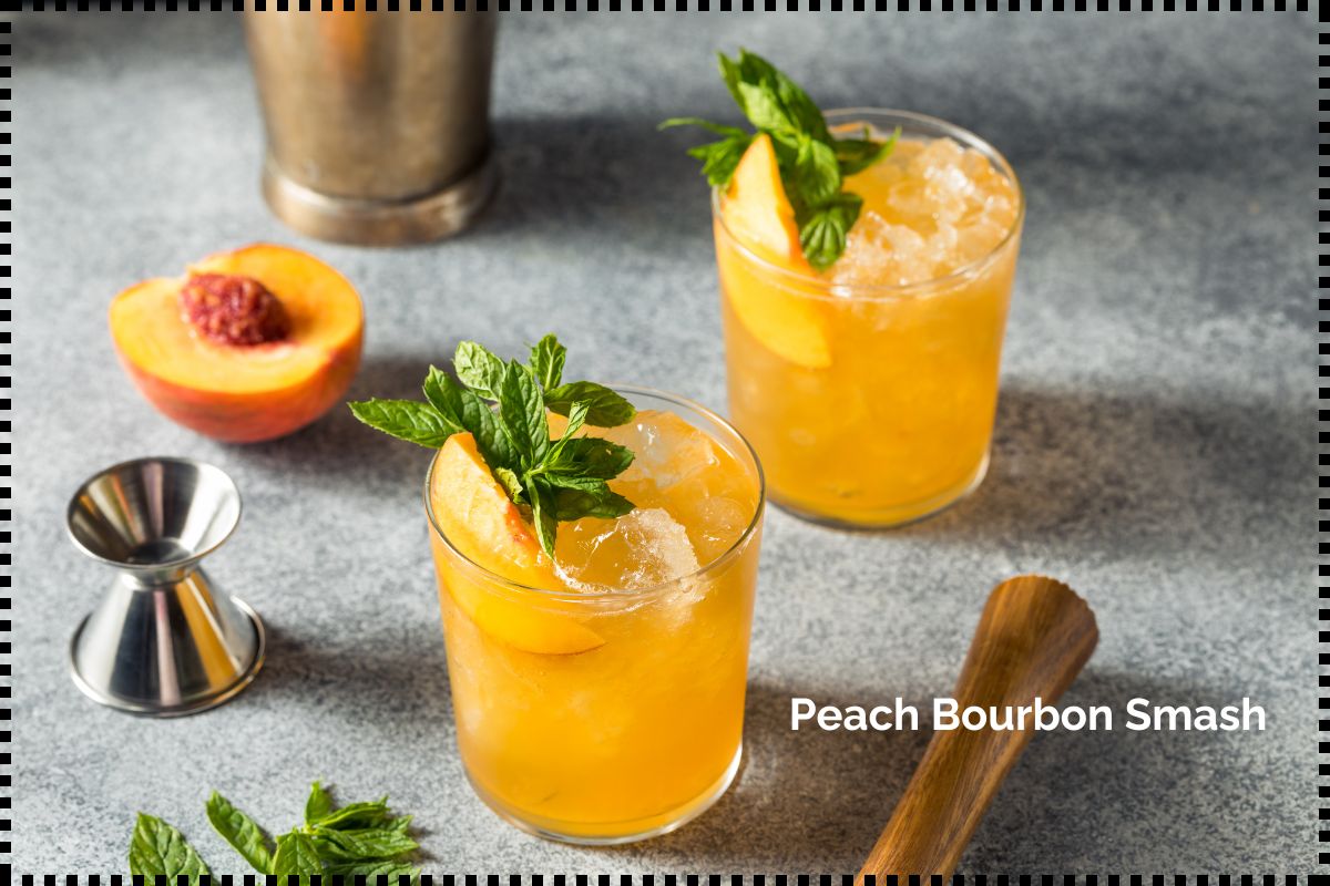 Peach Bourbon Smash
