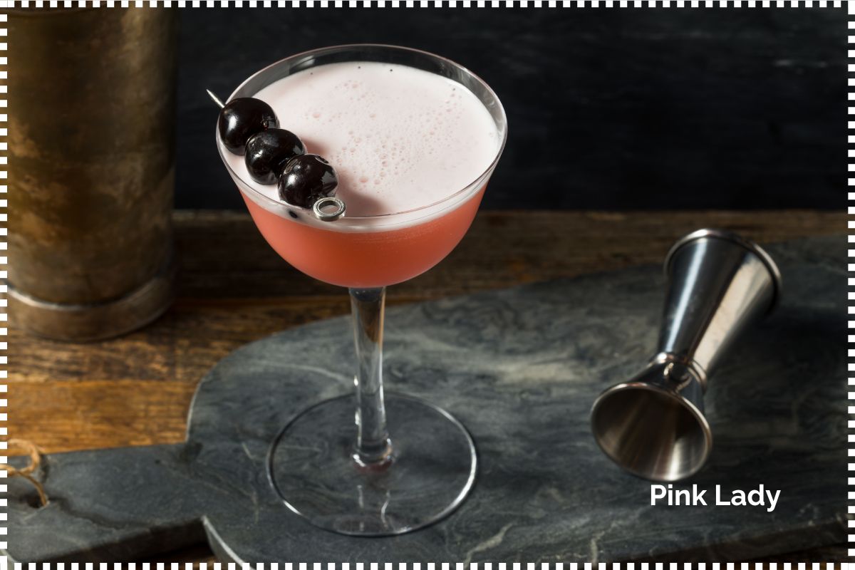 Pink Lady Cocktail