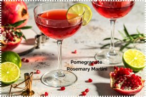 Pomegranate Rosemary Martini