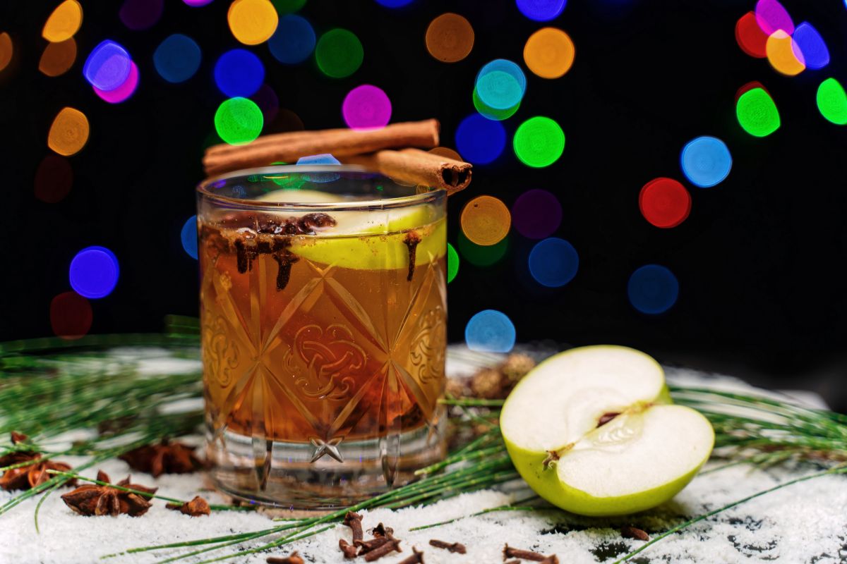 Smoked Apple Bourbon Smash