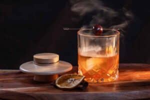 Smoked Cherry Old Fashioned
